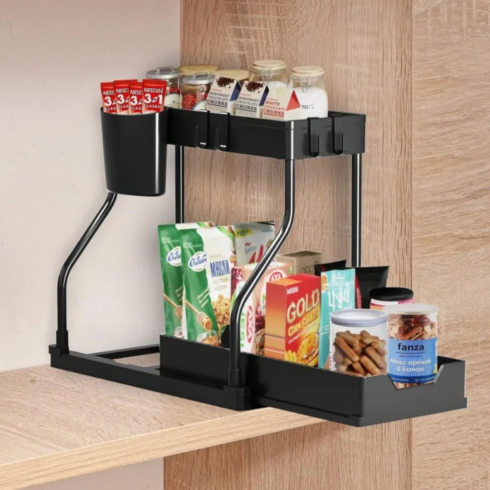 No-Drill Adjustable Storage Rack