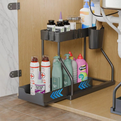 No-Drill Adjustable Storage Rack